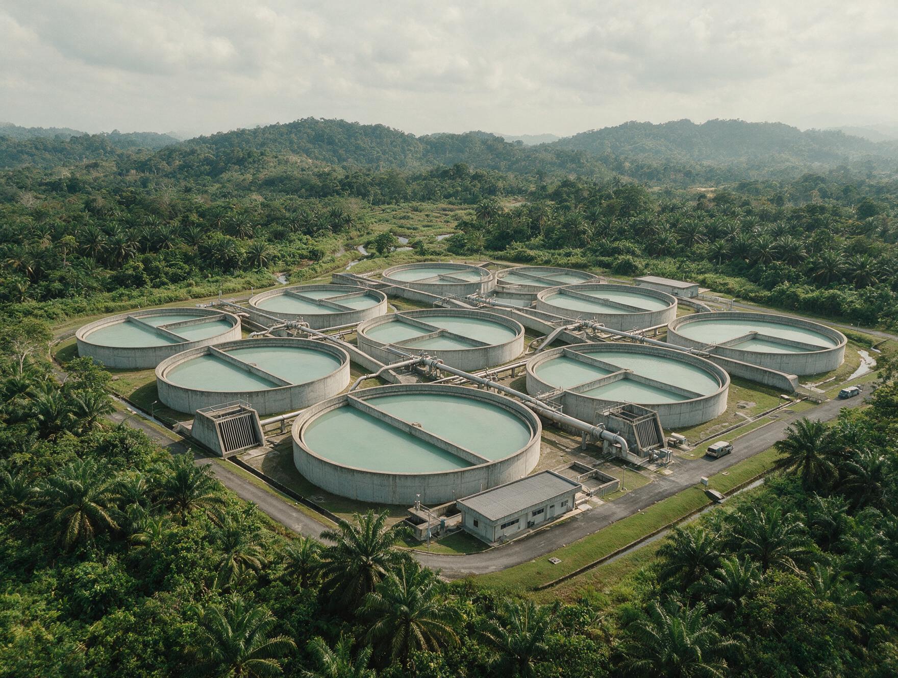 Water treatment plant and distribution works